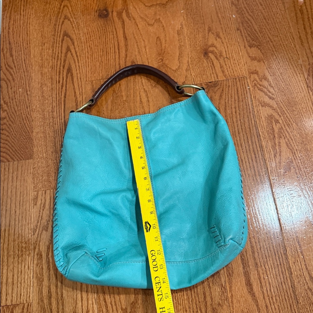 Lucky Brand turquoise tote - Picture 4 of 9